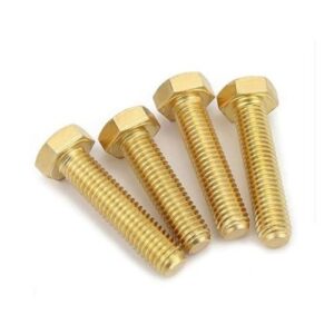 Bulon Cabeza Hexagonal Pulgada Bronce